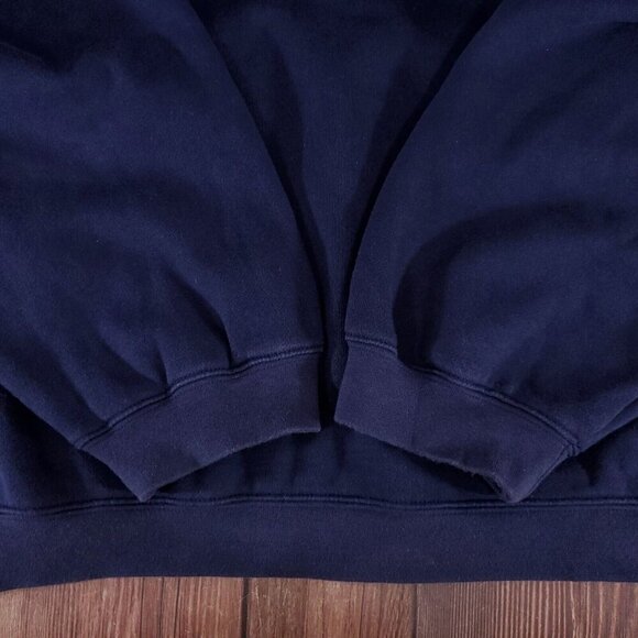 Vintage Walt Disney World XXXL Blue Mickey Mouse USA Flag Embroidered Sweatshirt - Picture 5 of 11